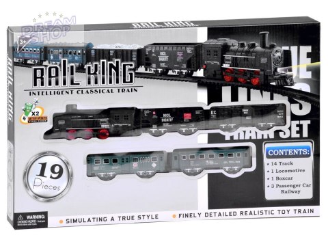 Kolejka elektryczna lokomotywa z wagonami RC0448