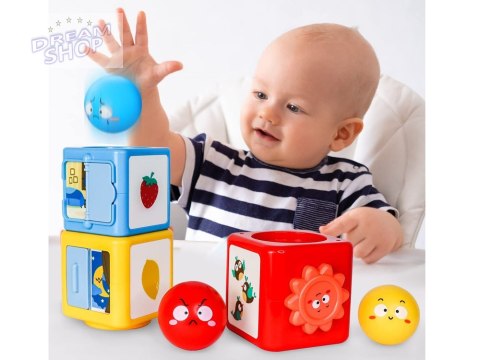 Kolorowa Piramida sorter Wieża układanka ZA4538