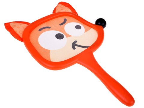 Kolorowe rakietki w kształcie zwierząt +2 piłeczki dla najmłodszych ZA5605