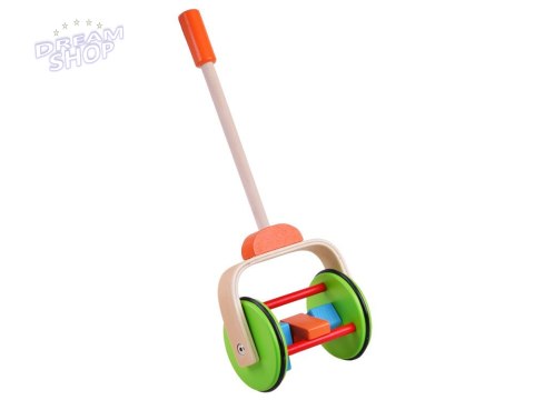 Kołowrotek Drewniana zabawka do pchania ZA4115
