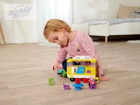 Konstrukcyjne Klocki Kamper Świnka Peppa tata 52-elm. ZA4903