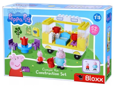 Konstrukcyjne Klocki Kamper Świnka Peppa tata 52-elm. ZA4903