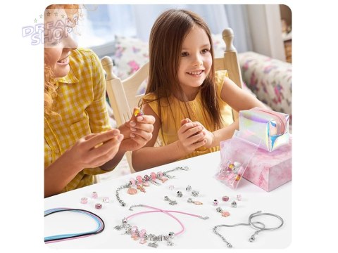 Kreatywny zestaw do robienia bransoletek CHARMS koraliki ZA5206