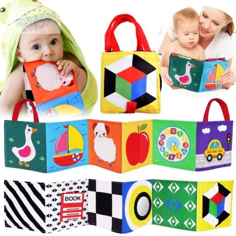 Książeczka harmonijka sensoryczna kontrast ZA4798