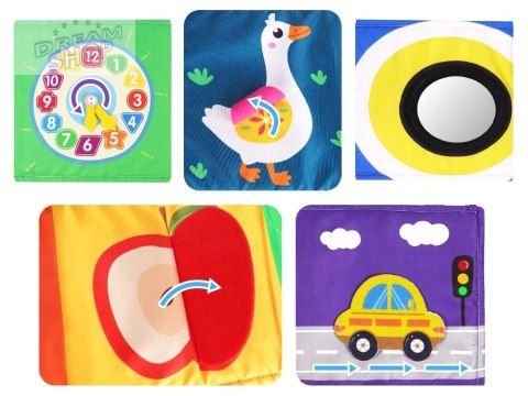 Książeczka harmonijka sensoryczna kontrast ZA4798