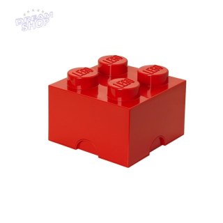 LEGO(R) pojemnik klocek czwórka czerwony