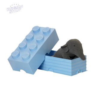 LEGO(R) pojemnik klocek ósemka błękitny