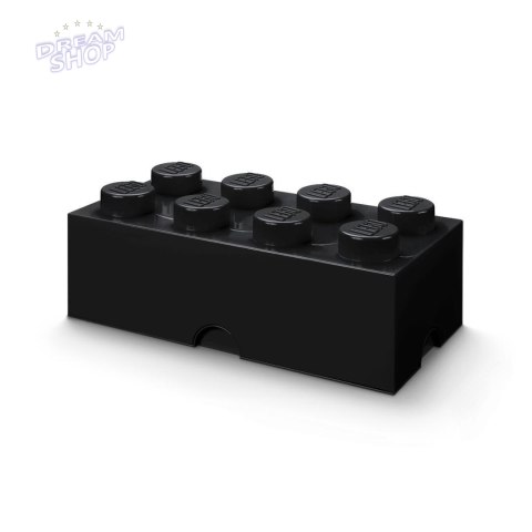 LEGO(R) pojemnik klocek ósemka czarny LEGO(R) pojemnik klocek ósemka czarny