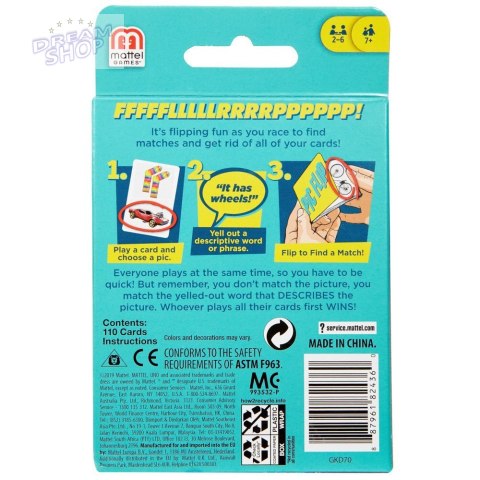 Logiczna gra karciana Pic Flip dla dzieci 7+ Zabawa w skojarzenia + 110 kart z obrazkami