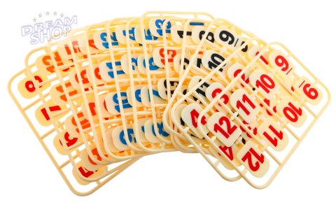 Logiczna gra liczbowa Rummy dla dzieci dorosłych Rodzinna rozrywka + Nauka matematyki