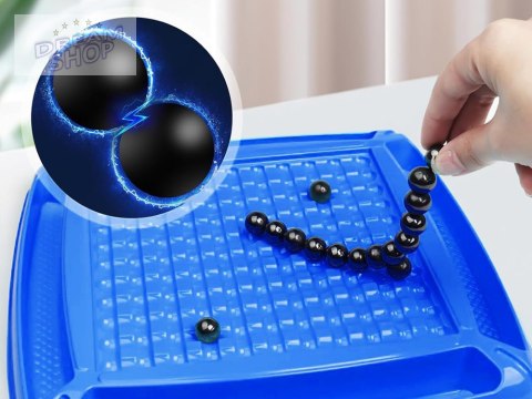 Magnetyczna Gra Strategiczna z Kulkami i Kołem Fortuny dla Rodziny GR0763
