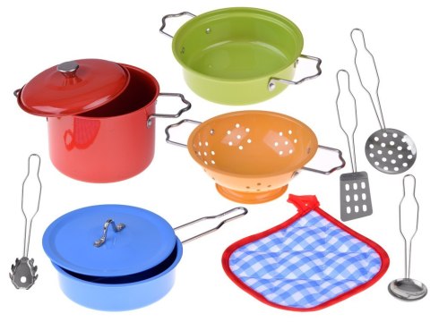 Malowane GARNKI Małego kucharza Naczynia ZA1608