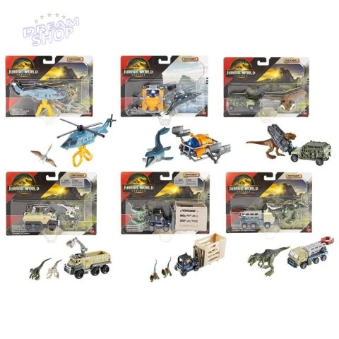 Matchbox Jurassic World Dino Transporters 2025 mix Matchbox Jurassic World Dino Transporters 2025 mix