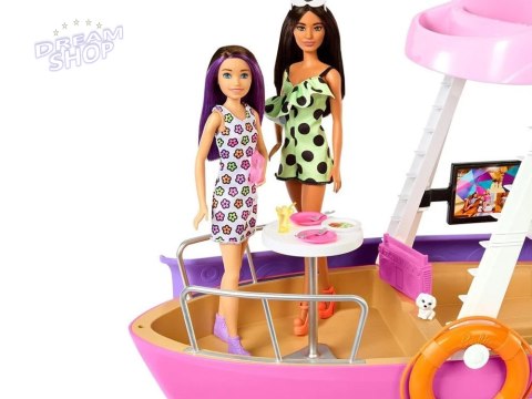 Mattel Barbie Motorówka dla lalek z TRANSFORMACJA WNĘTRZ + akcesoria ZA6042