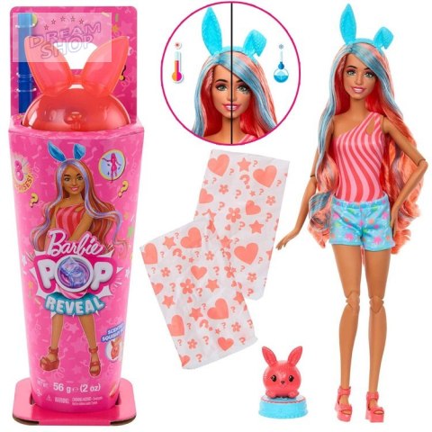 Mattel Barbie Pop Reveal lalka z serii: Shake + królik i akcesoria ZA6060