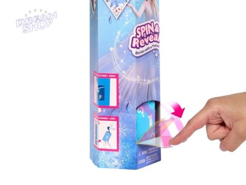 Mattel Disney Princess Frozen Spin & Reveal Lalka Elsa + akcesoria ZA6043