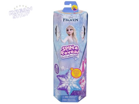 Mattel Disney Princess Frozen Spin & Reveal Lalka Elsa + akcesoria ZA6043
