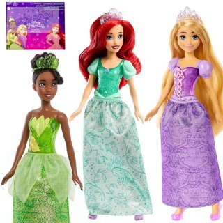 Mattel Disney Princess Zestaw 3 lalek: Ariel + Tiana + Roszpunka ZA6036