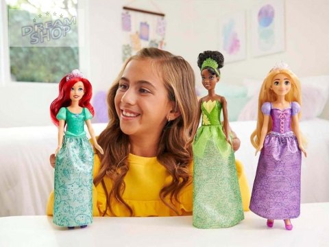Mattel Disney Princess Zestaw 3 lalek: Ariel + Tiana + Roszpunka ZA6036