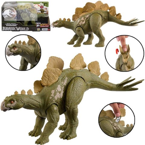 Mattel Jurassic World Dinozaur Hesperosaurus dziki ryk ruchome ele ZA6053