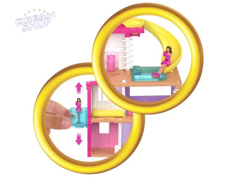 Mattel Mini BarbieLand Domek dla lalek + lalka i pupil + akcesoria ZA6039 A