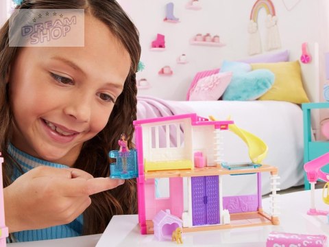 Mattel Mini BarbieLand Domek dla lalek + lalka i pupil + akcesoria ZA6039 A