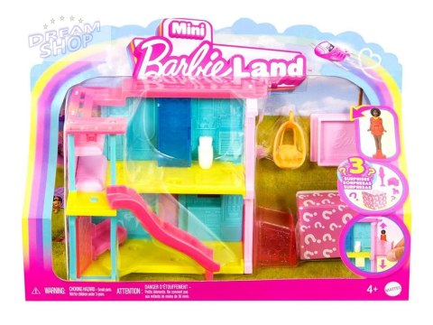 Mattel Mini BarbieLand Domek dla lalek + lalka i pupil + akcesoria ZA6039 B