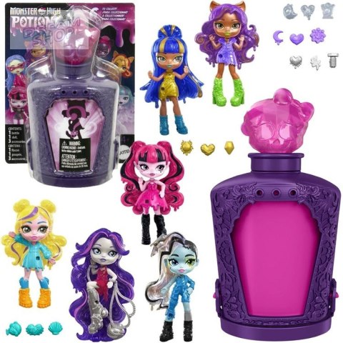 Mattel Minilalka z Monster High ELIKSIRY - lalka niespodzianka 1szt. ZA6055
