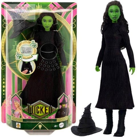 Mattel Śpiewająca lalka Elphaba z filmu WICKED - "Defying Gravity" ZA6067