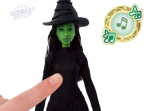 Mattel Śpiewająca lalka Elphaba z filmu WICKED - "Defying Gravity" ZA6067