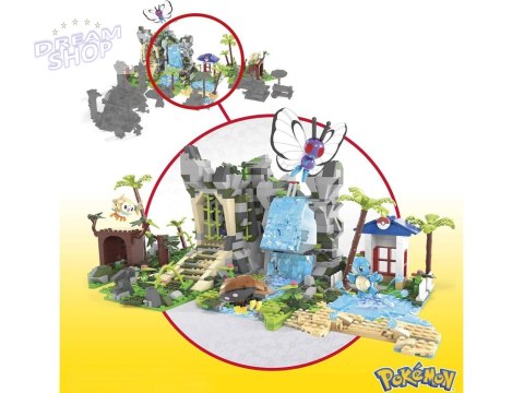 Mattel Zestaw MEGA Pokémon klocki 1362-ele + 4 figurki Pokemonów ZA6035