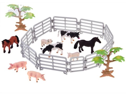 Mega duża Farma 125el gospodarstwo traktory zwierzęta akcesoria ZA4823