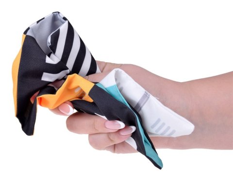 Miękka Kostka Sensoryczna Pojazdy pudełko z chusteczkami montessori ZA5587