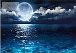 Mozaika diamentowa księżyc 30x40cm Mozaika diamentowa księżyc 30x40cm