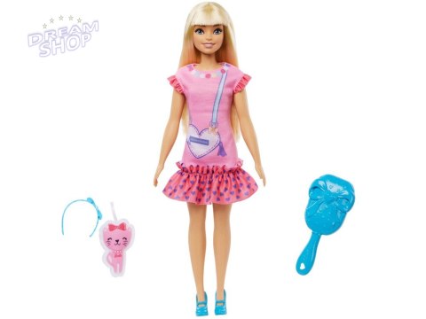 My First Barbie Moja Pierwsza lalka - miękkie kończyny + kotek HLL19 ZA5081