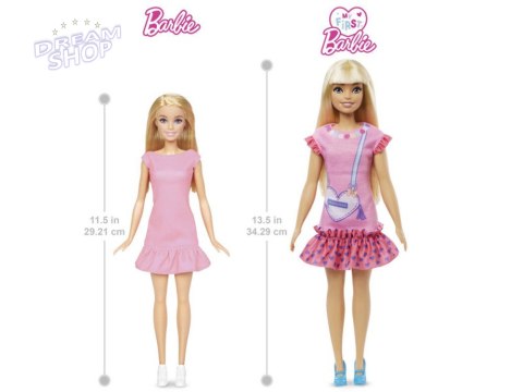 My First Barbie Moja Pierwsza lalka - miękkie kończyny + kotek HLL19 ZA5081