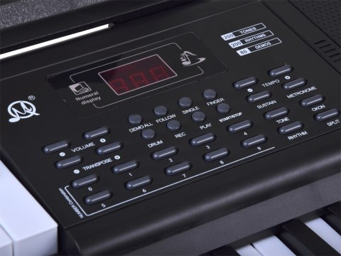 Organy KEYBOARD 61-klawiszy z funkcją podziału SPLIT + mikrofon IN0185