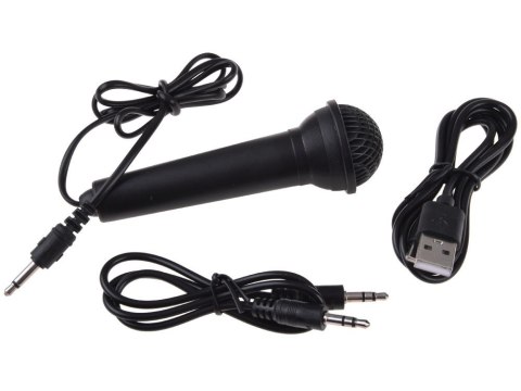 Organy mini KEYBOARD 37-klawiszy + mikrofon SREBRNY IN0183