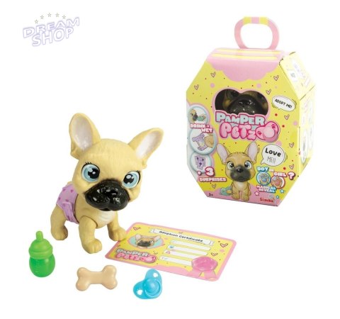 Pamper Petz Buldog francuski 15cm Pamper Petz Buldog francuski 15cm