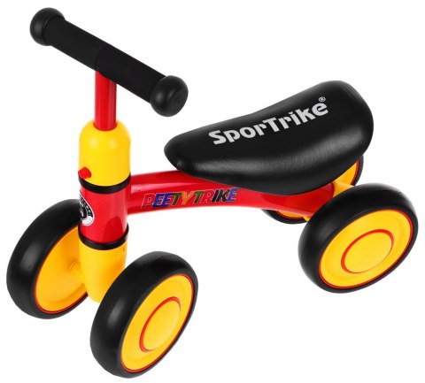 Pierwszy Rowerek biegowy PettyTrike dla dzieci Zielony 4-kołowy Jeździk SporTrike