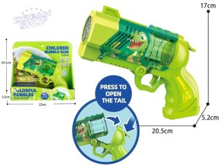 Pistolet na bańki mydlane Dino
