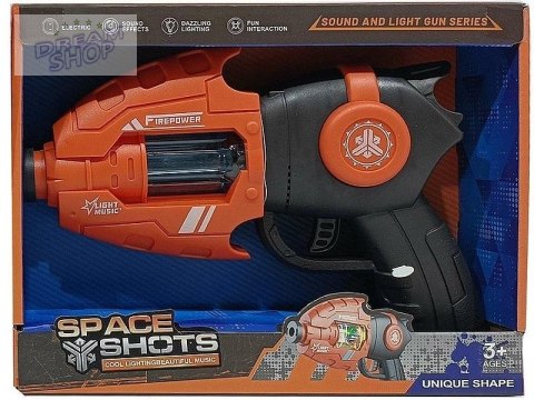 Pistolet na baterie ze światłem i dźwiękiem Pistolet na baterie ze światłem i dźwiękiem