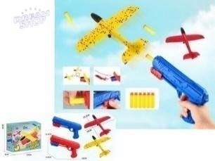 Pistolet + samolot + strzałki 6szt mix Pistolet + samolot + strzałki 6szt mix