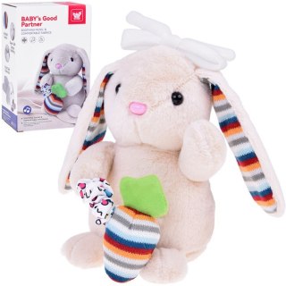 Pluszowy króliczek pozytywka przytulanka maskotka kołysanka ZA5585