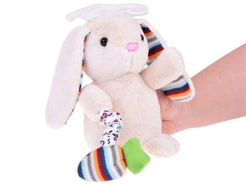 Pluszowy króliczek pozytywka przytulanka maskotka kołysanka ZA5585