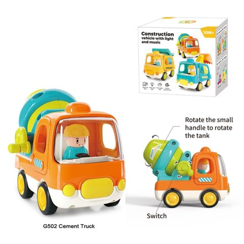 Pojazd Betoniarka Dla Najmłodszych