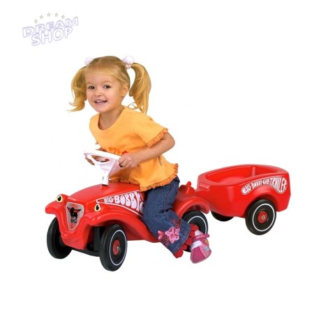 BIG Przyczepka do jeździka Bobby Car czerwona BIG Przyczepka do jeździka Bobby Car czerwona