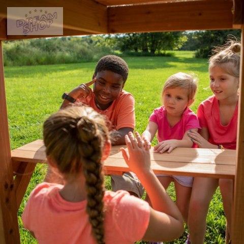 Backyard Discovery Belmont drewniany plac zabaw 6w1 + Stolik gratis! Backyard Discovery Belmont drewniany plac zabaw 6w1 + Stolik gratis!