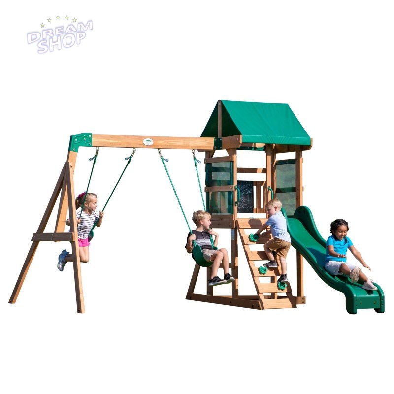 Backyard Discovery Buckley Hill drewniany plac zabaw 5w1 + Stolik gratis! Backyard Discovery Buckley Hill drewniany plac zabaw 5w1 + Stolik gratis!