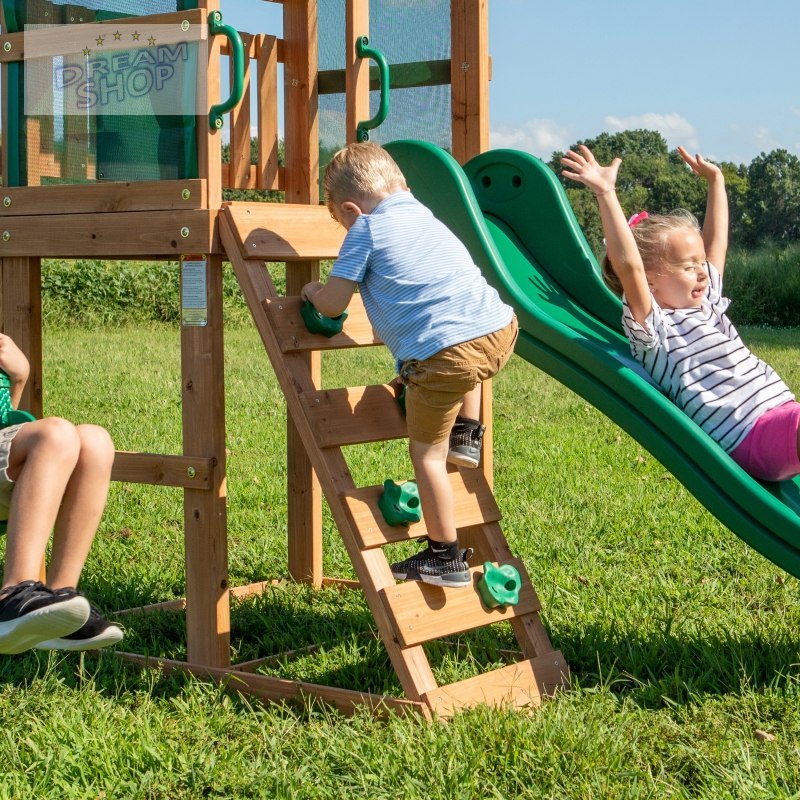 Backyard Discovery Buckley Hill drewniany plac zabaw 5w1 + Stolik gratis! Backyard Discovery Buckley Hill drewniany plac zabaw 5w1 + Stolik gratis!